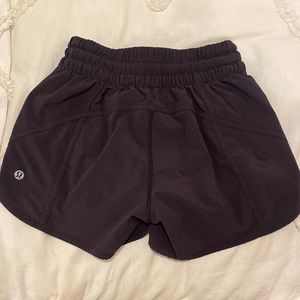 black Lululemon shorts